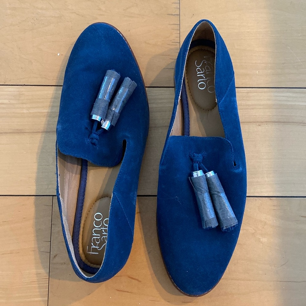 Franco Sarto Suede Loafers NEVER WORN